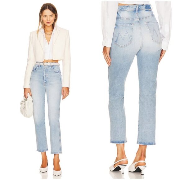 💕MOTHER SUPERIOR💕 The Tippy Top Frisky Ankle Jeans ~ I Confess 27 NWOT - Picture 1 of 10